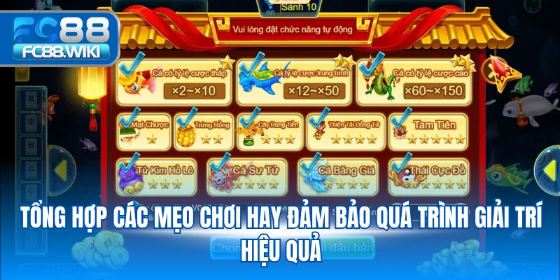 Tổng hợp các mẹo chơi hay đảm bảo quá trình giải trí hiệu quả