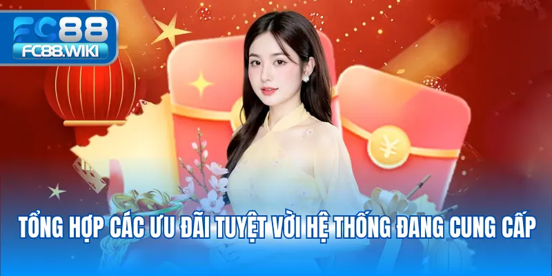 Tổng hợp các ưu đãi tuyệt vời hệ thống đang cung cấp